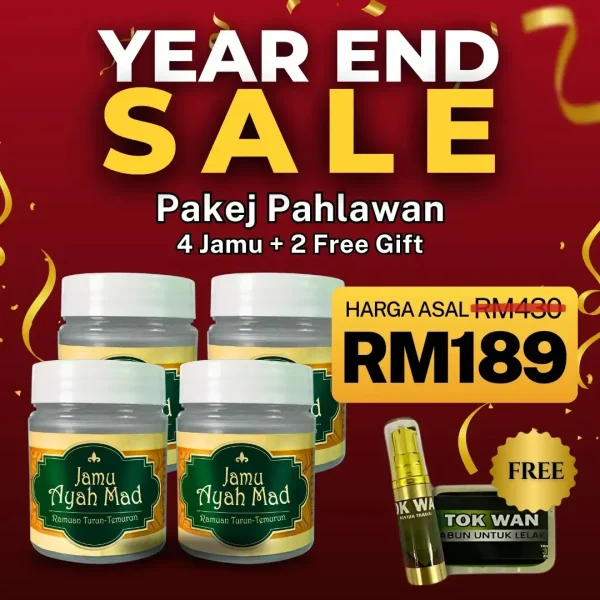 Pakej Ultimate - 4 Jamu + 2 FreeGift
